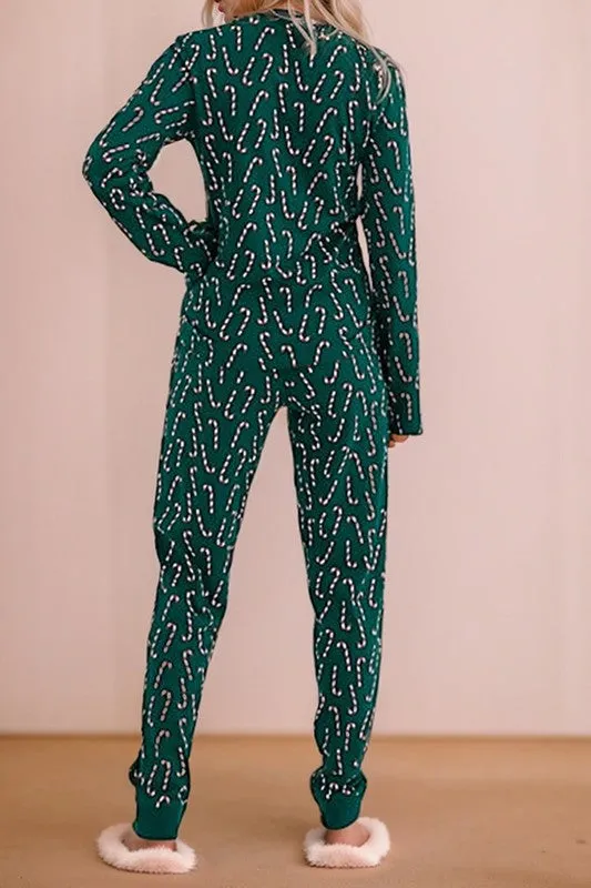 Christmas Candy Cane Top and Pants Loungewear Set sold by Charming Charlie product image thumbnail 4