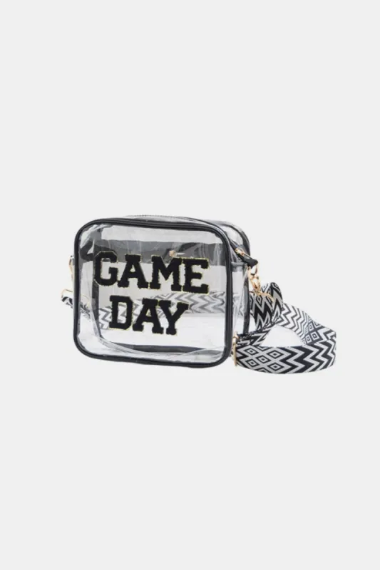 Zenana GAME DAY Stadium Approved Transparent Crossbody Bag sold by Charming Charlie