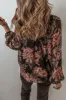 Printed Surplice Long Sleeve Blouse sold by Charming Charlie