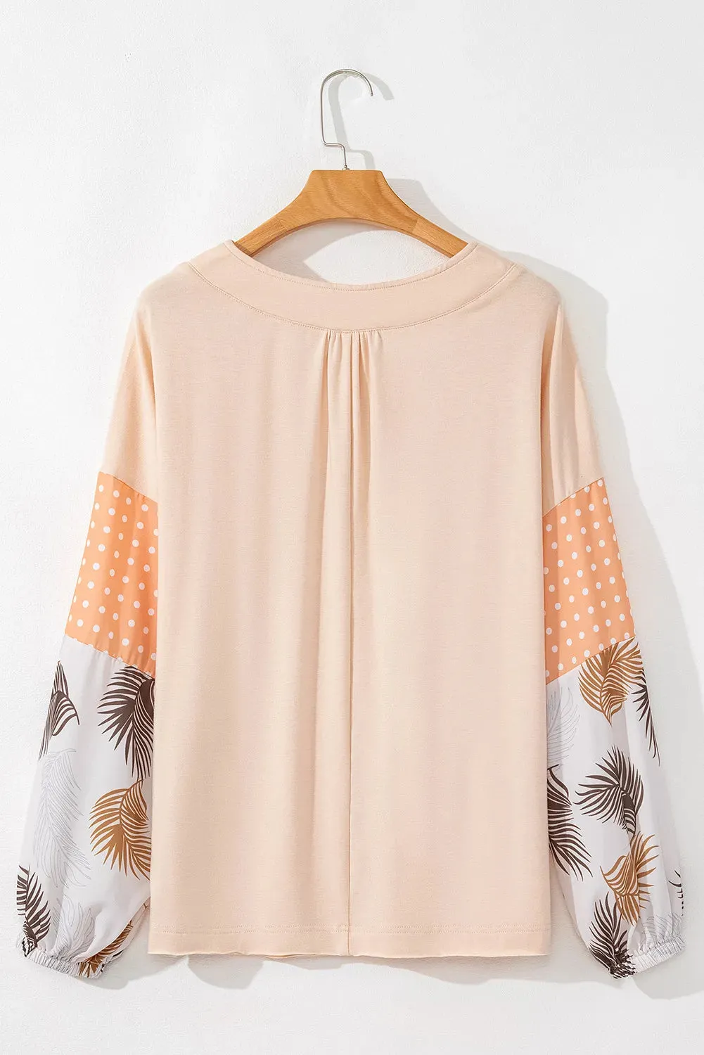 Printed V-Neck Long Sleeve Blouse sold by Charming Charlie product image thumbnail 4