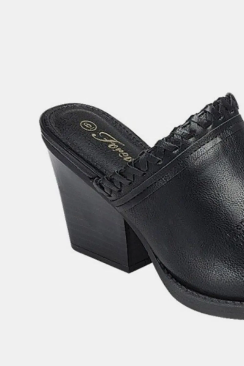 Forever Link Pointy Toe Slip On Chunky Mules sold by Charming Charlie product image thumbnail 2