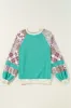 Printed Round Neck Long Sleeve Blouse sold by Charming Charlie