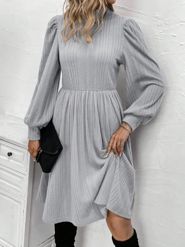 Textured Turtleneck Long Sleeve Dress sold by Charming Charlie