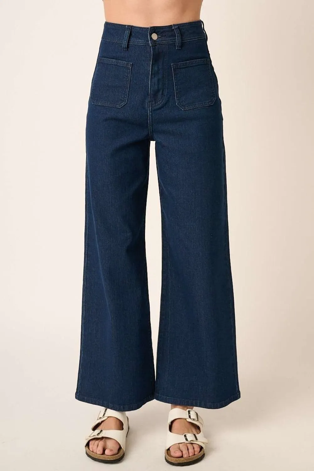 Mittoshop High Waist Wide Leg Jeans sold by Charming Charlie