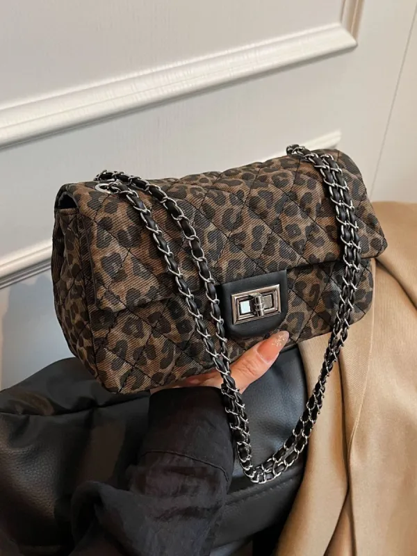 Rhombus Twist-Lock Shoulder Bag sold by Charming Charlie