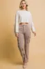 Love Tree High Rise Cargo Pants with Pockets sold by Charming Charlie