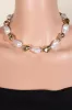 Fame Synthetic Pearl and Metallic Beaded Necklace sold by Charming Charlie