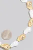 Fame Synthetic Pearl and Metallic Beaded Necklace sold by Charming Charlie