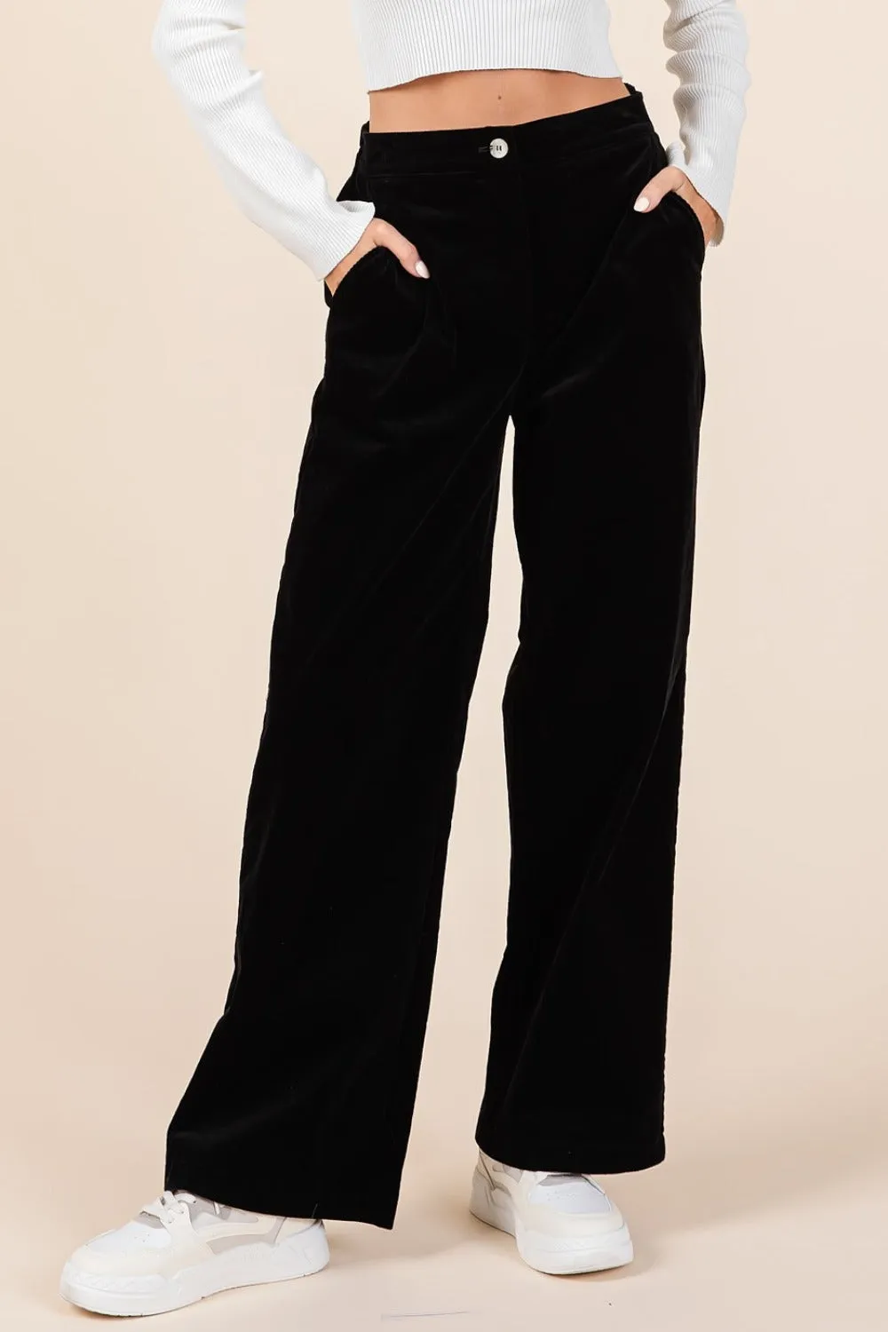 Mittoshop Corduroy Back Elastic Waist Pants sold by Charming Charlie