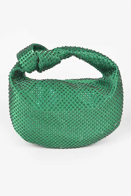 Tonal Studded Knotted Soft Clutch sold by Charming Charlie product image thumbnail 5