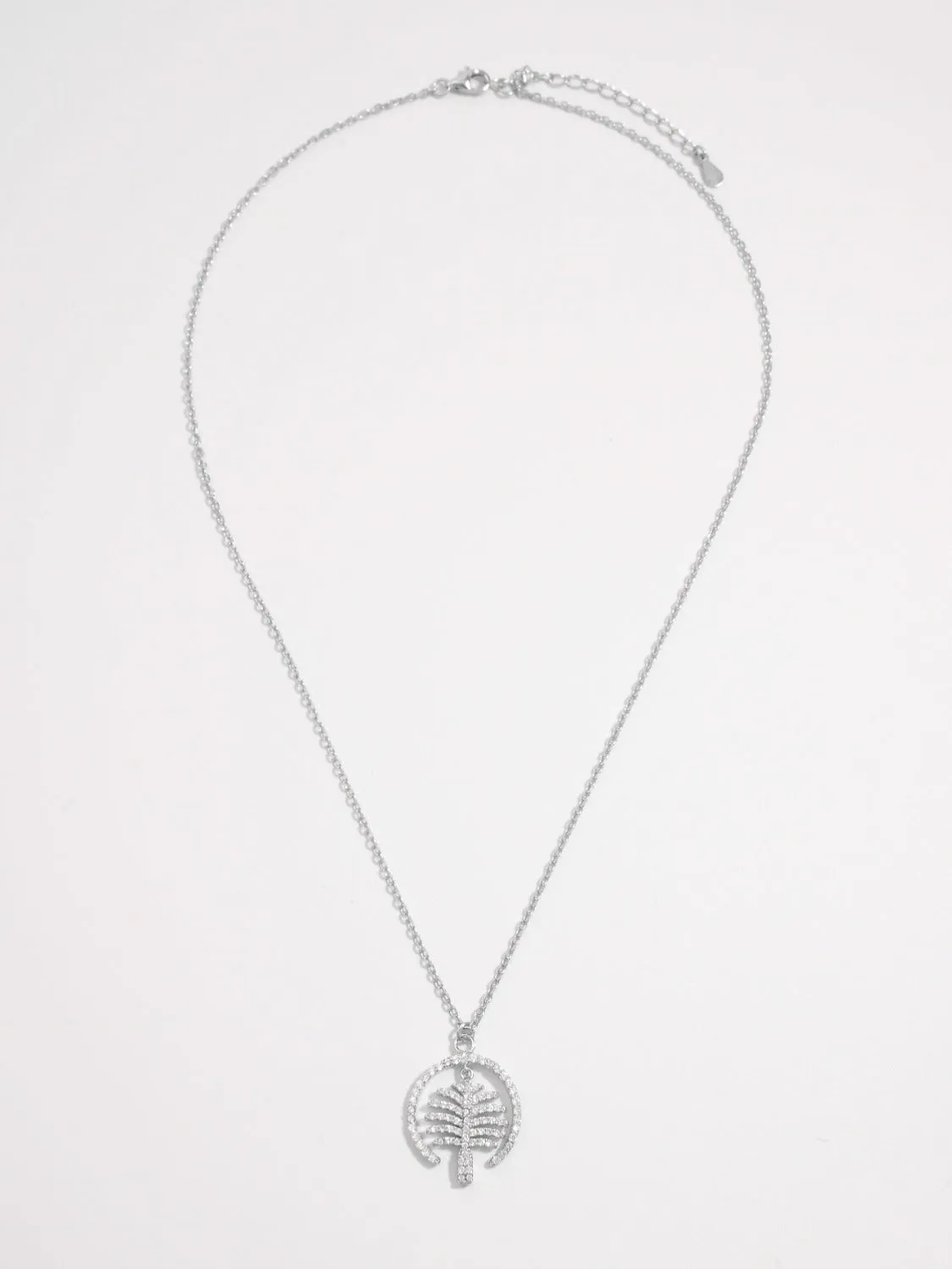 925 Sterling Silver Zircon Pendant Necklace sold by Charming Charlie product image thumbnail 2