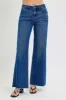 RISEN Tummy Control High Rise Wide Leg Jeans sold by Charming Charlie