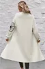 Full Size Flower Open Front Long Sleeve Cardigan sold by Charming Charlie
