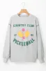 Pickleball Round Neck Dropped Shoulder Sweatshirt sold by Charming Charlie