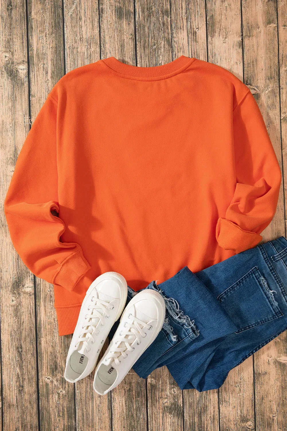 Letter Round Neck Long Sleeve Sweatshirt sold by Charming Charlie product image thumbnail 4