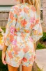 Tied Printed Half Sleeve Romper sold by Charming Charlie