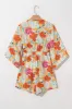 Tied Printed Half Sleeve Romper sold by Charming Charlie