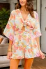 Tied Printed Half Sleeve Romper sold by Charming Charlie