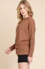 BOMBOM Drop Shoulder Long Sleeve Knit Top sold by Charming Charlie