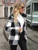 Plaid Collared Neck Button Down Jacket sold by Charming Charlie