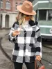 Plaid Collared Neck Button Down Jacket sold by Charming Charlie
