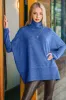 Zenana Full Size Brushed Melange Hacci Turtleneck Sweater sold by Charming Charlie