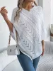 Cable-Knit Openwork Three-Quarter Sleeve Sweater sold by Charming Charlie
