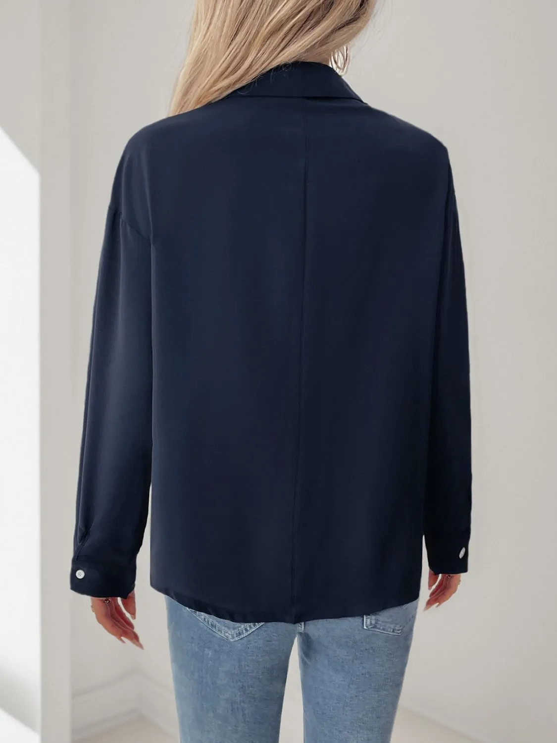 Perfee Buttoned Down Long Sleeve Shirt sold by Charming Charlie product image thumbnail 2