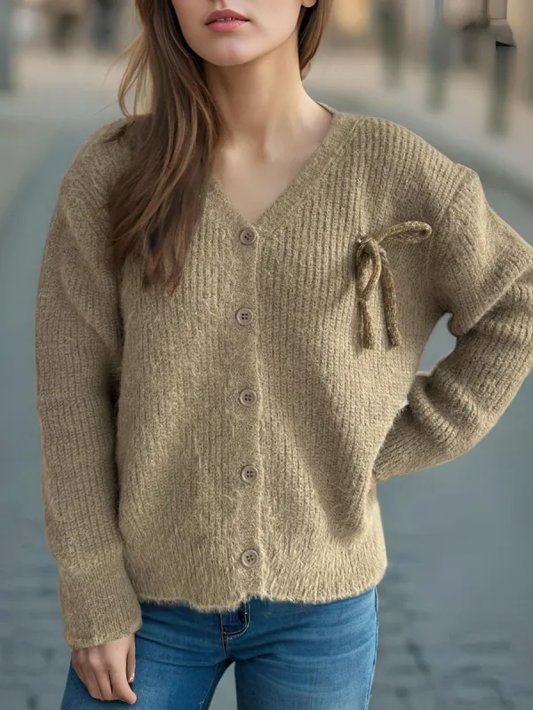 Button Down Long Sleeve Cardigan sold by Charming Charlie