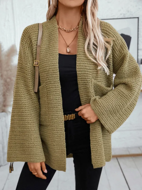 Open Front Long Sleeve Cardigan sold by Charming Charlie