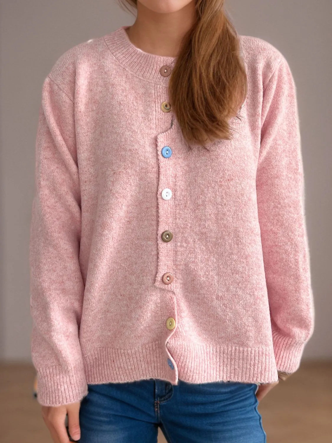 Button Down Long Sleeve Cardigan sold by Charming Charlie