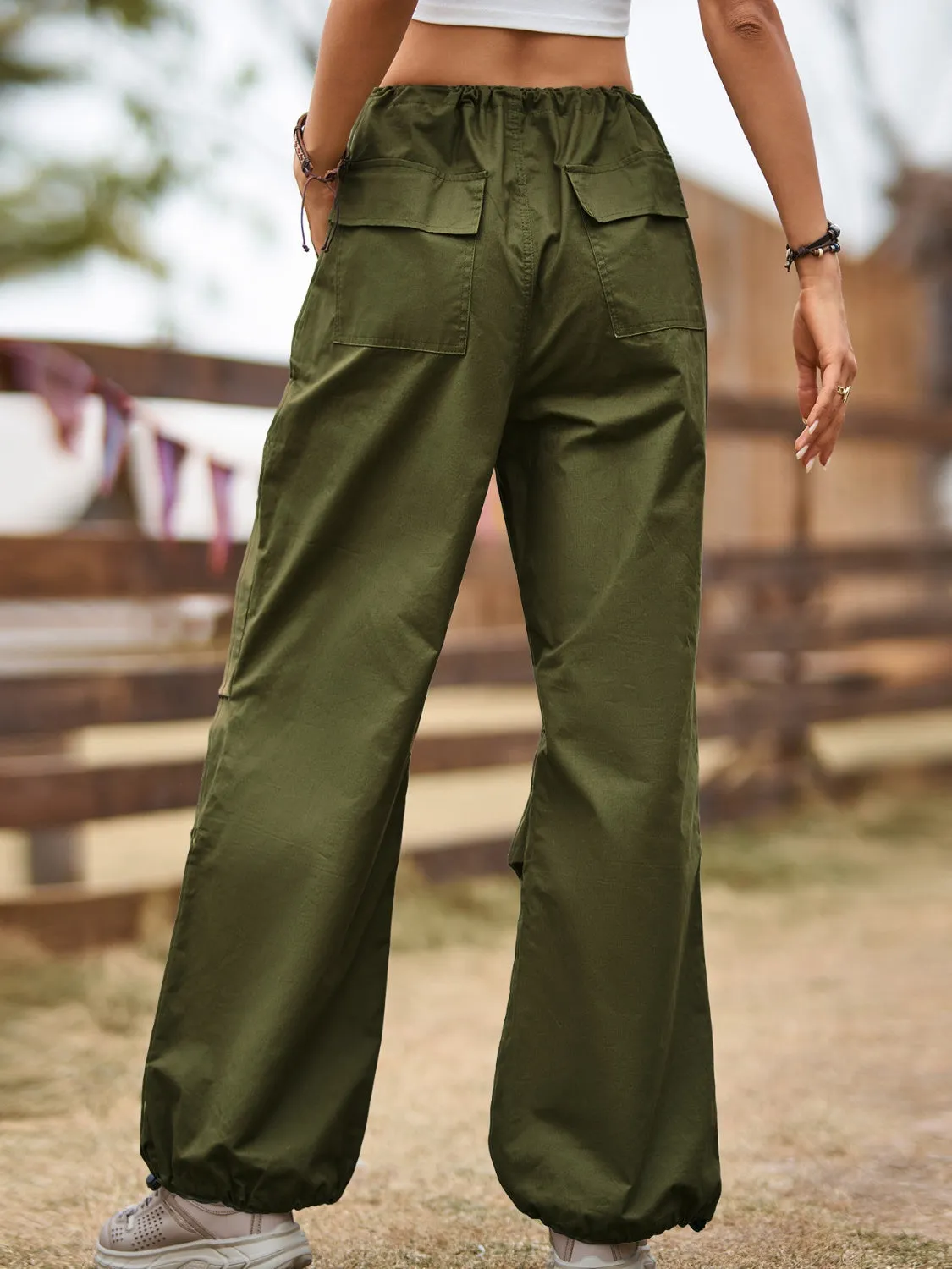 Drawstring Joggers with Pockets sold by Charming Charlie product image thumbnail 2