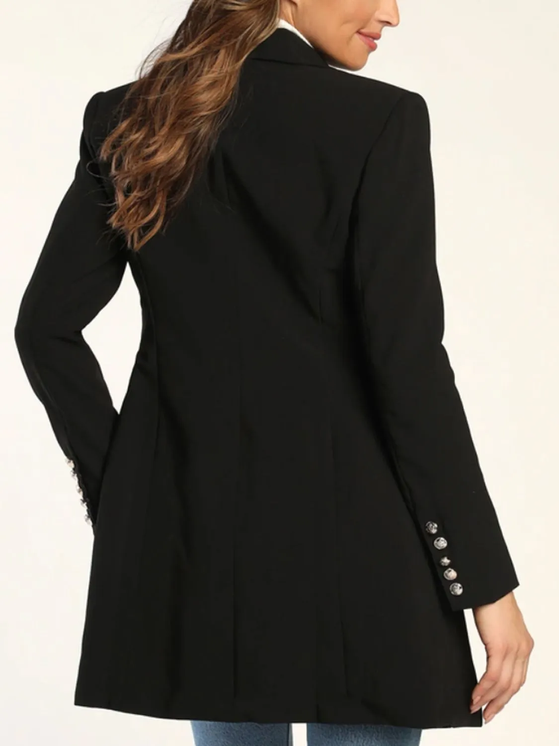 Lapel Collar Long Sleeve Blazer sold by Charming Charlie product image thumbnail 2