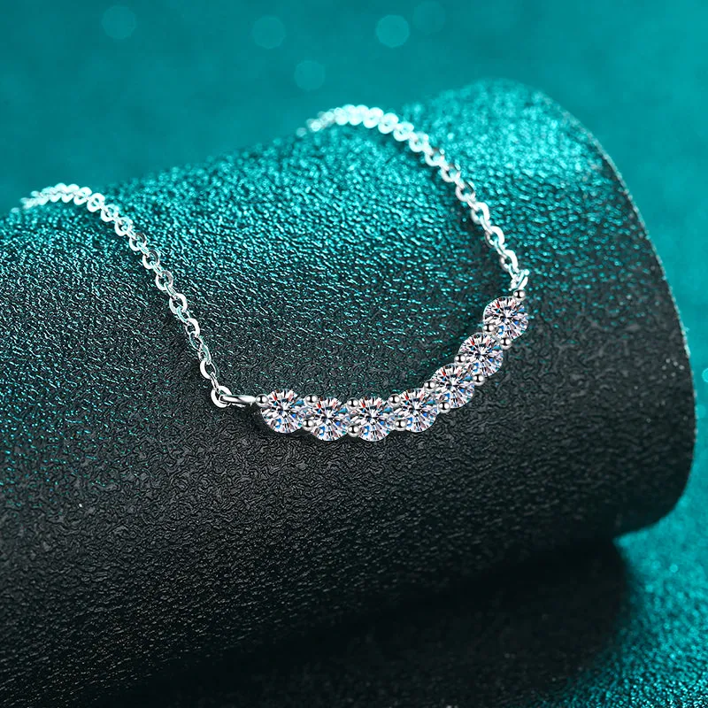 1.4 Carat Moissanite 925 Sterling Silver Necklace sold by Charming Charlie product image thumbnail 5