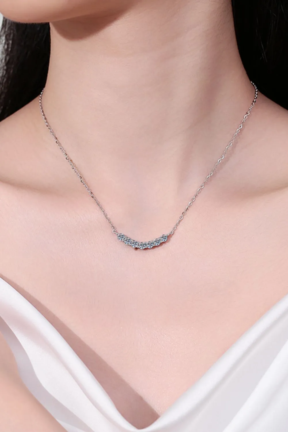 1.4 Carat Moissanite 925 Sterling Silver Necklace sold by Charming Charlie product image thumbnail 2