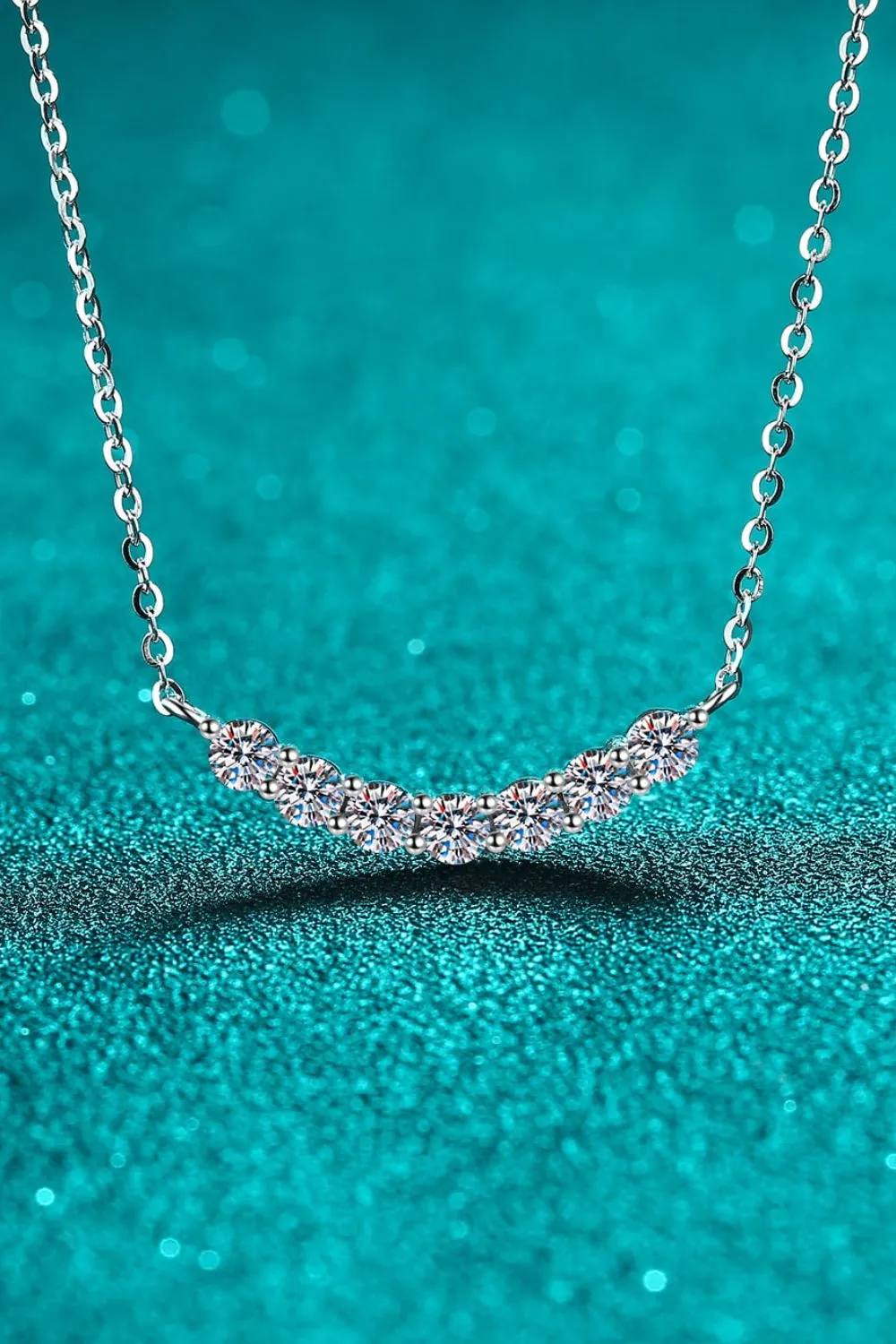 1.4 Carat Moissanite 925 Sterling Silver Necklace sold by Charming Charlie product image thumbnail 3
