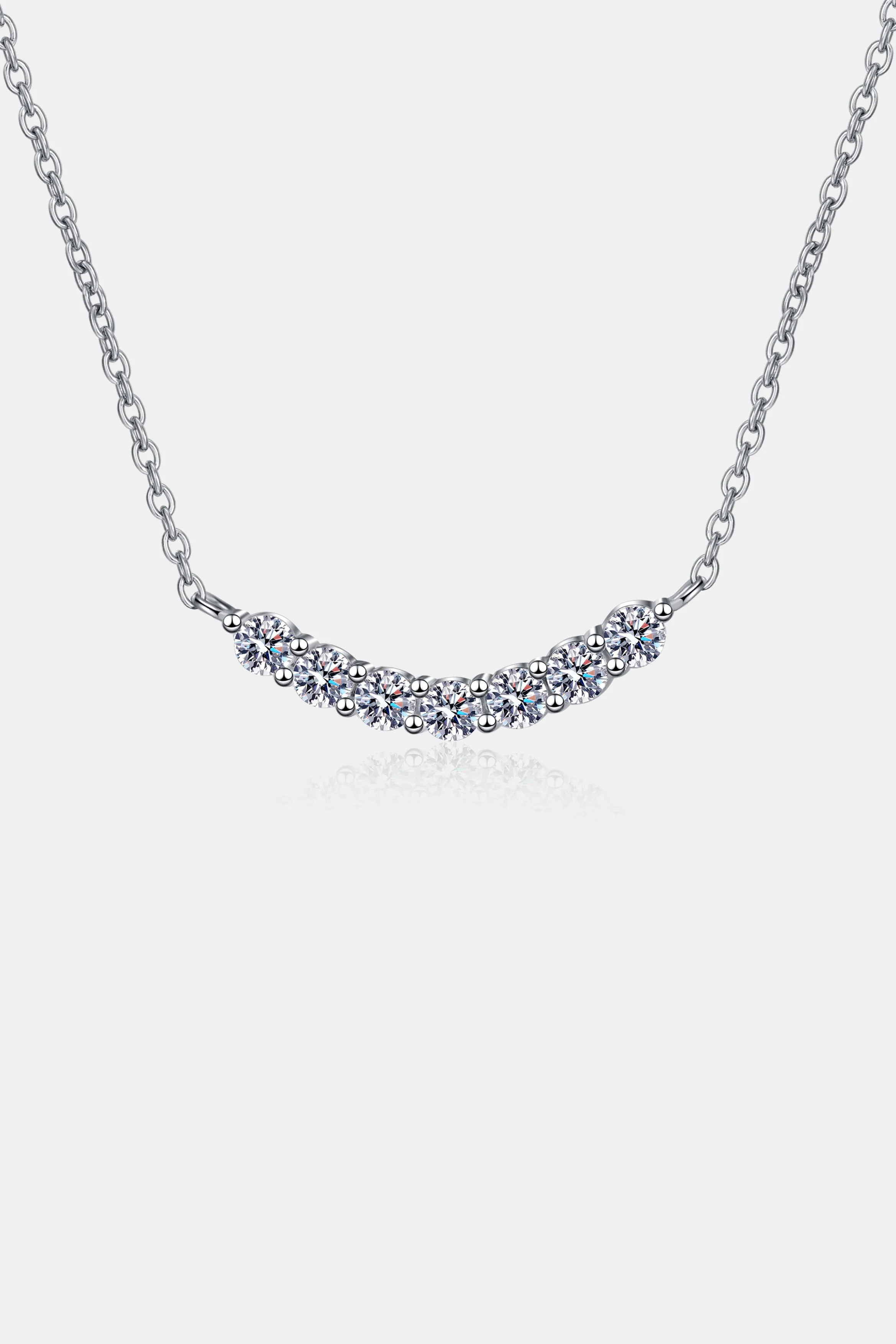 1.4 Carat Moissanite 925 Sterling Silver Necklace sold by Charming Charlie
