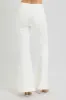 RISEN Full Size High Rise Front Patch Pocket Flare Jeans sold by Charming Charlie