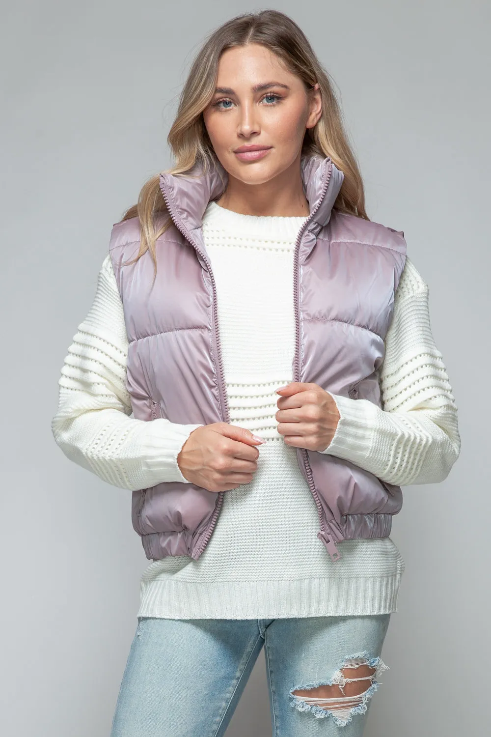Snobbish Fine Fur Lining Quilted Vest sold by Charming Charlie