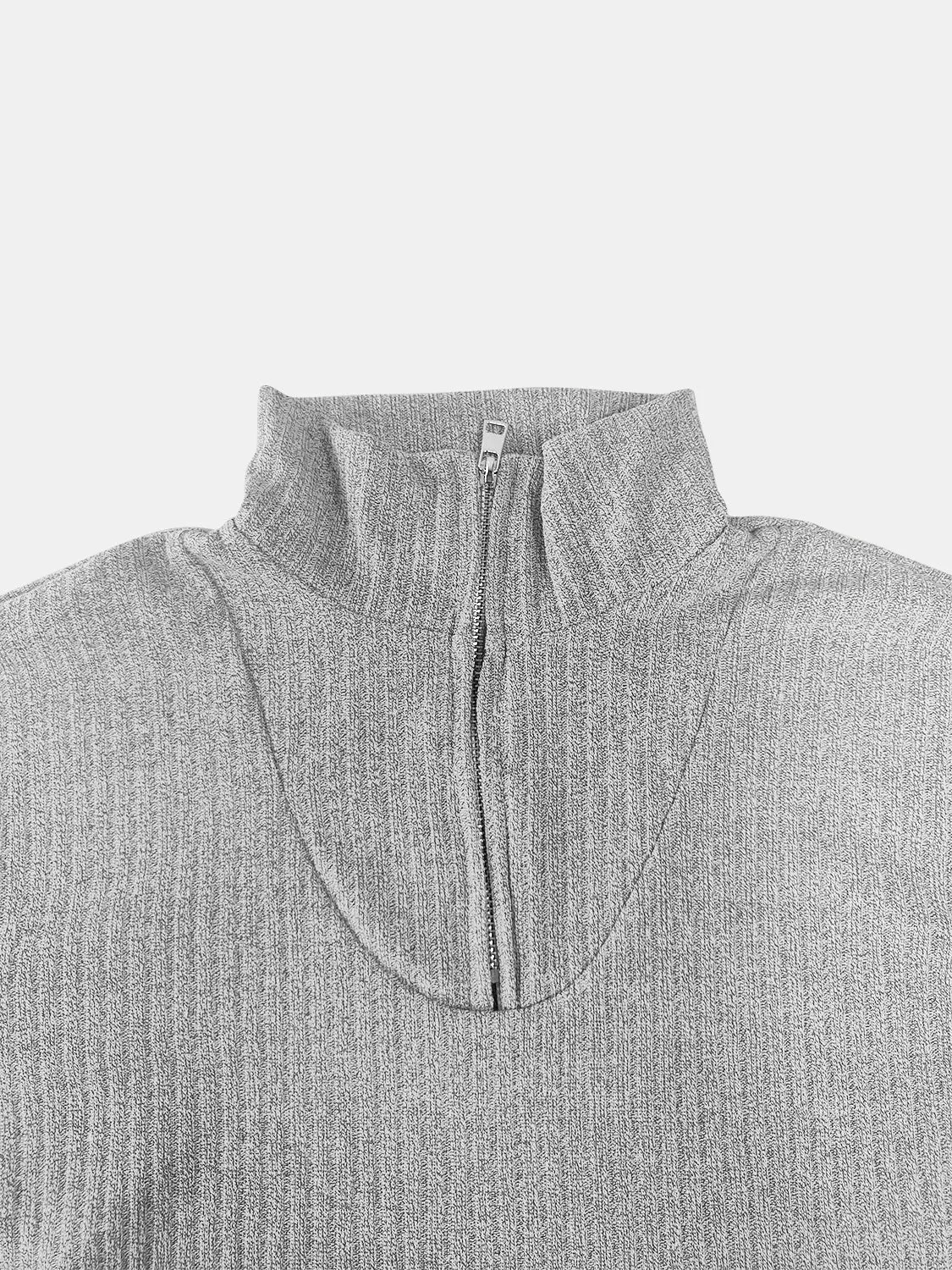 Full Size Quarter Zip Long Sleeve Top sold by Charming Charlie product image thumbnail 4