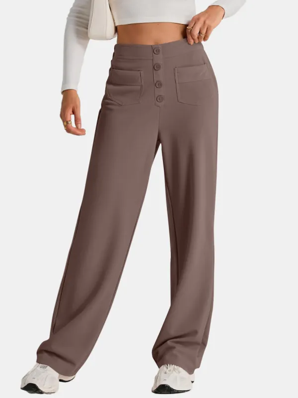 High Waist Wide Leg Pants sold by Charming Charlie
