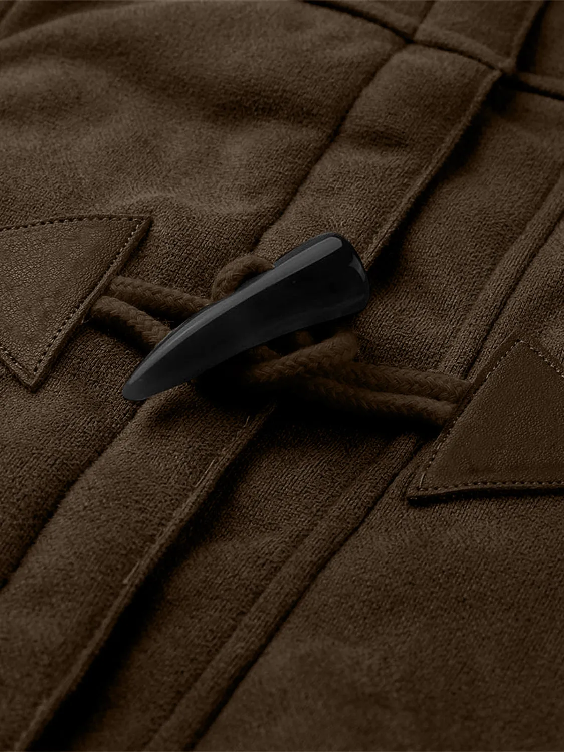 Fuzzy Hooded Vest Coat with Pockets sold by Charming Charlie product image thumbnail 2