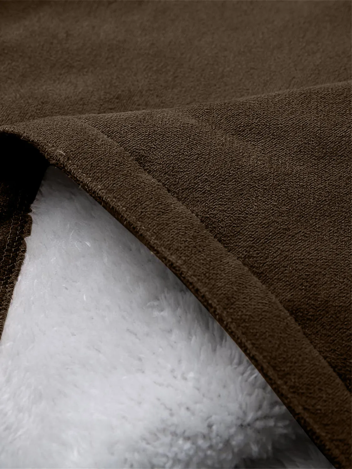 Fuzzy Hooded Vest Coat with Pockets sold by Charming Charlie product image thumbnail 3