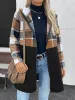 Plaid Zip Up Long Sleeve Hooded Outerwear sold by Charming Charlie
