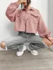 Collared Neck Dropped Shoulder Jacket sold by Charming Charlie