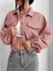 Collared Neck Dropped Shoulder Jacket sold by Charming Charlie