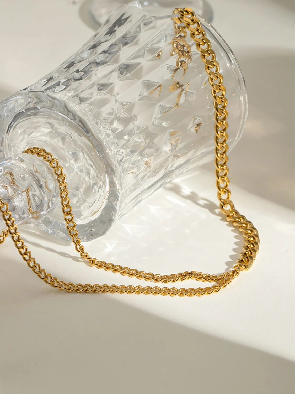 18K Gold-Plated Stainless Steel Double-Layered Necklace sold by Charming Charlie product image thumbnail 4