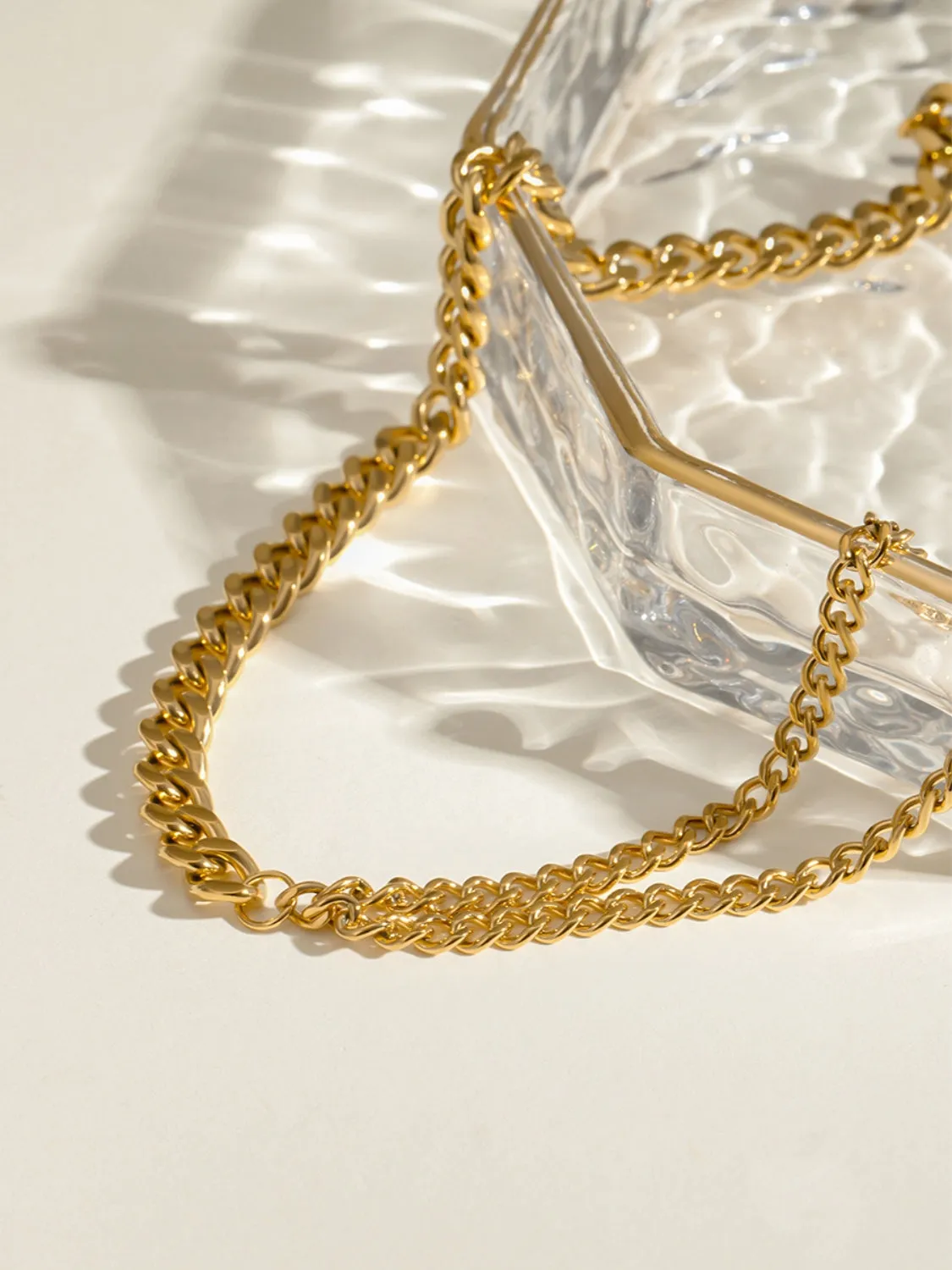 18K Gold-Plated Stainless Steel Double-Layered Necklace sold by Charming Charlie product image thumbnail 2