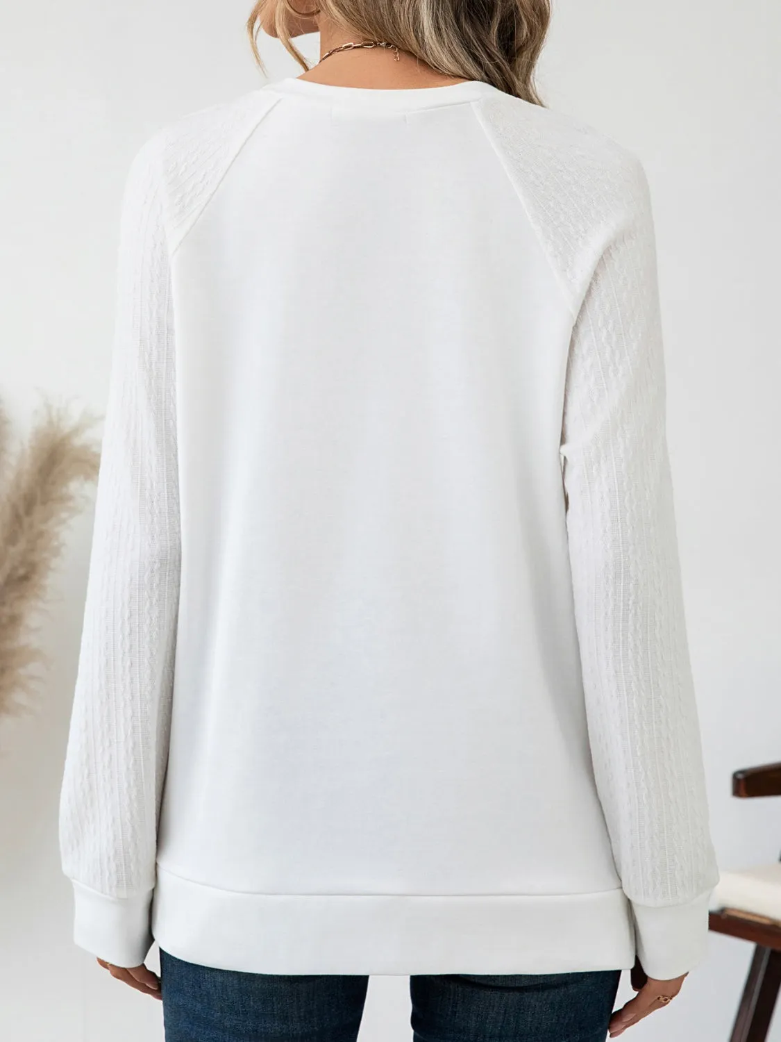 Round Neck Raglan Sleeve Top sold by Charming Charlie product image thumbnail 2