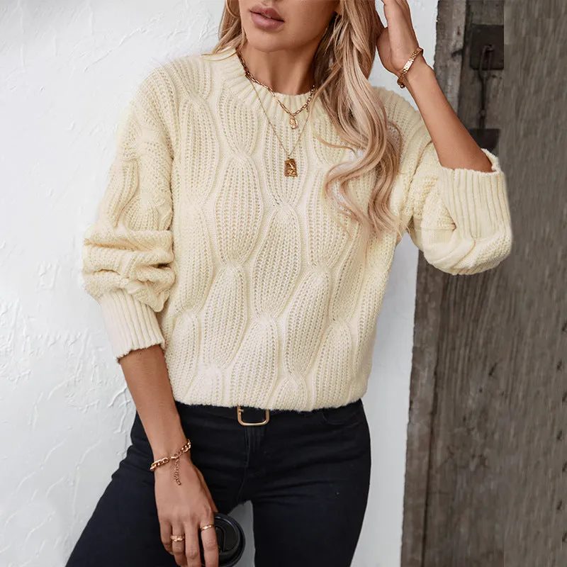 Round Neck Dropped Shoulder Sweater sold by Charming Charlie product image thumbnail 2